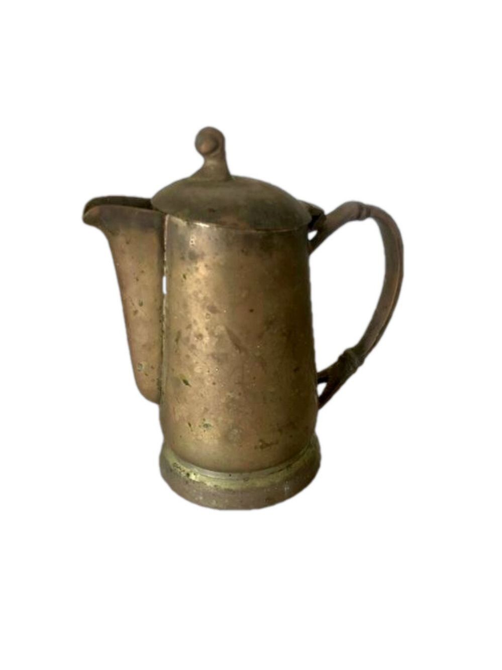 Vintage brass plated small pitcher
